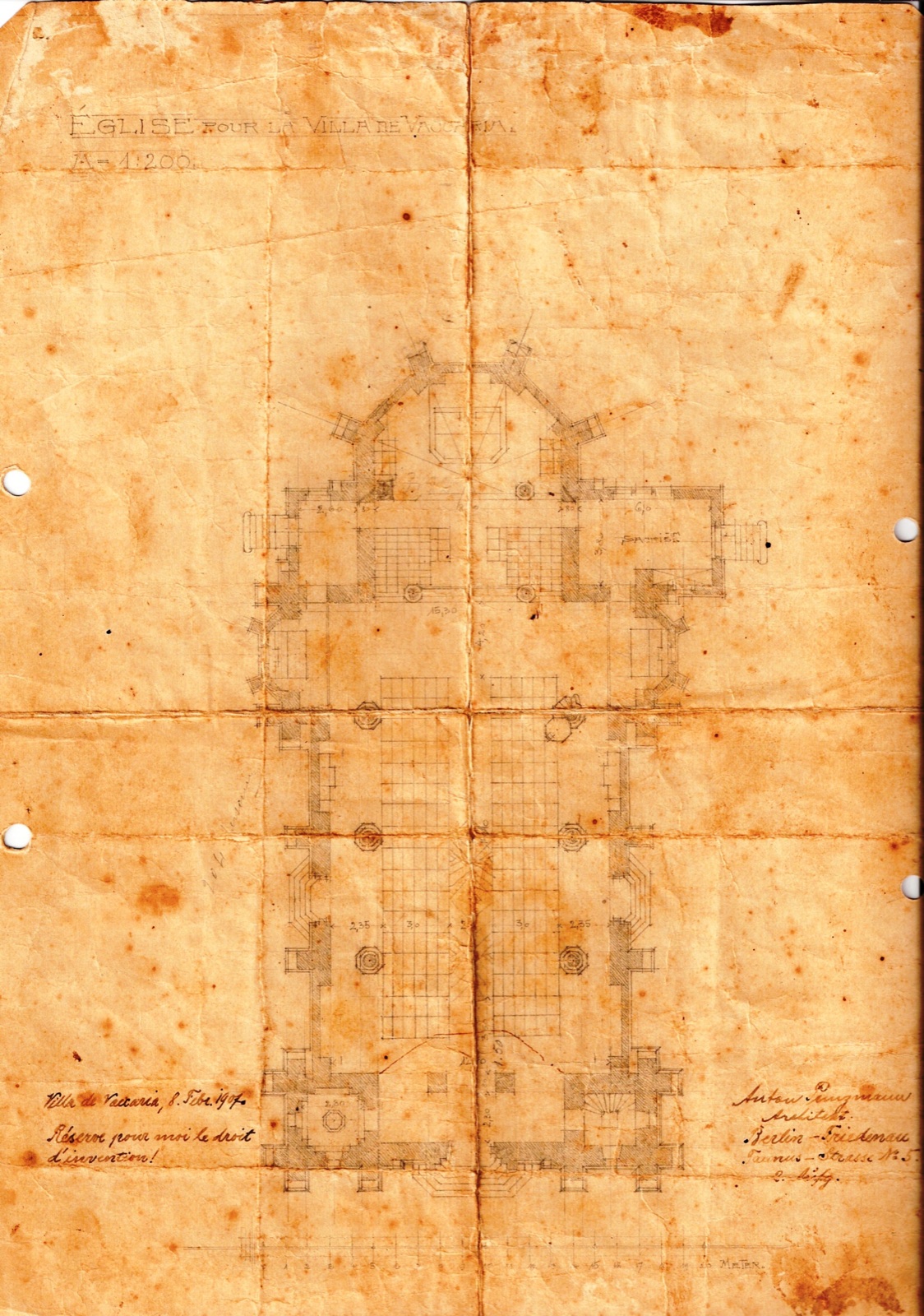 Registro histórico da Catedral Nossa Senhora da Oliveira, 1904.