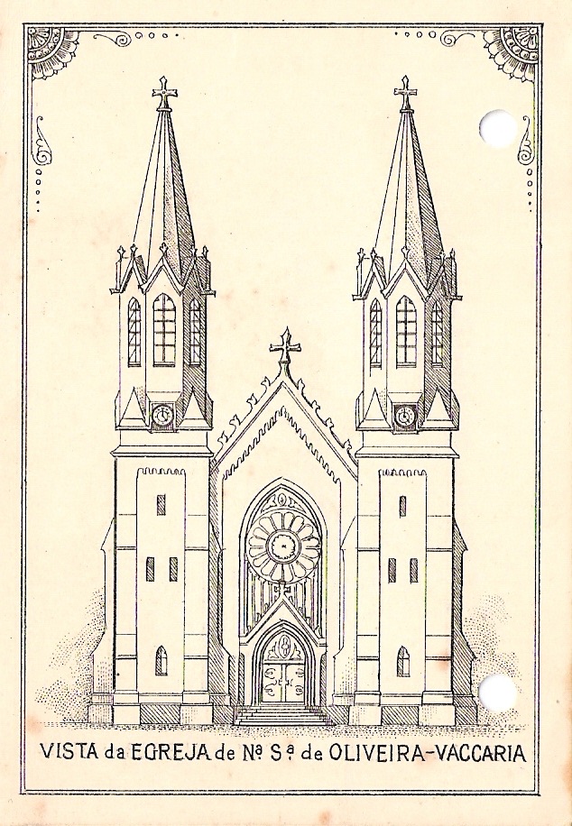 Registro histórico da Catedral Nossa Senhora da Oliveira, 1910 — imagem 2 de 3.