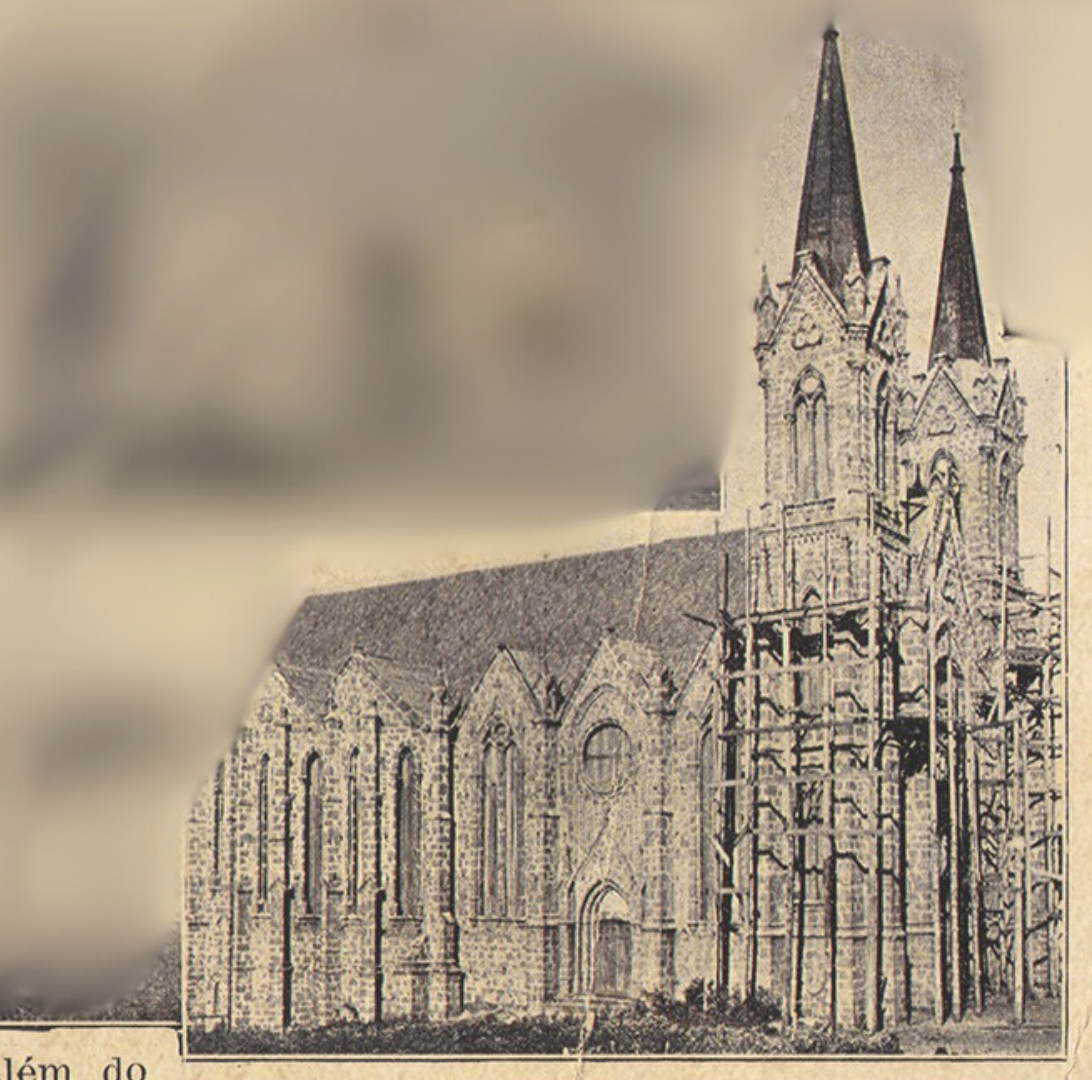 Registro histórico da Catedral Nossa Senhora da Oliveira, 1934.