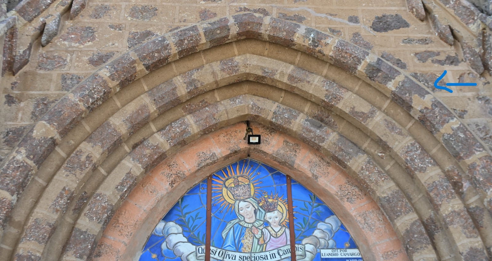 Detalhe da fachada da Catedral referente ao elemento F03.