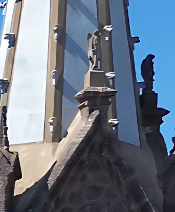 Detalhe da fachada da Catedral referente ao elemento F04.
