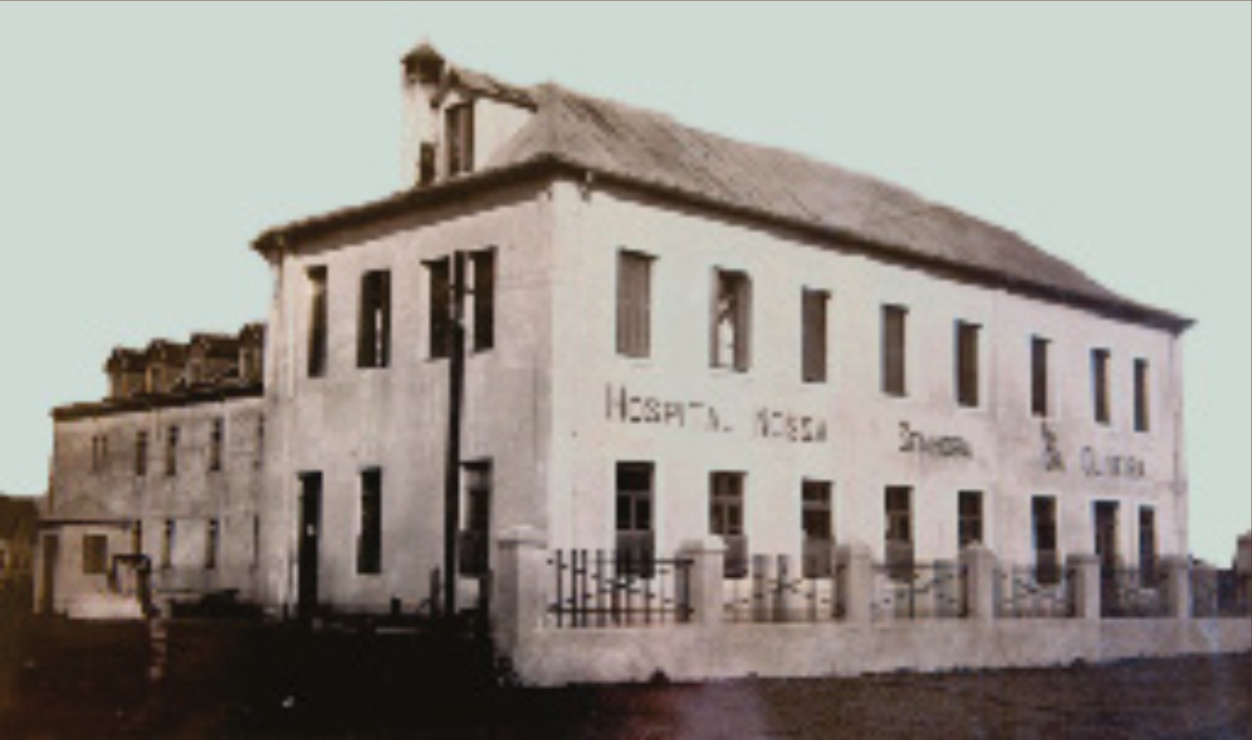 Prédio do Hospital Nossa Senhora da Oliveira em 1935